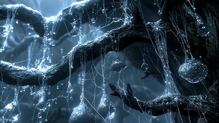 Enchanting Dewy Web of Night