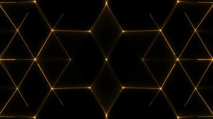 Wall Mural - A subtle soft glowing geometric pattern slowly shifts and morphs, creating an elegant, seamlessly looping abstract design energy, presentation, network