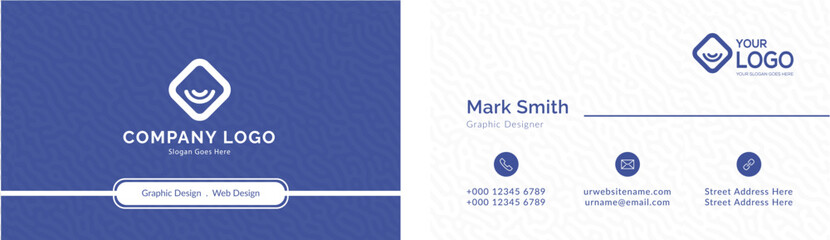 Modern and clean business card template