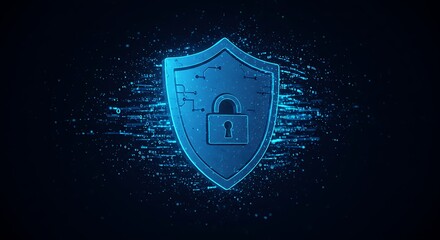 Digital Security Shield Protecting Your Data with a Secure Digital Fortress