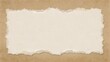 © Xwallstory - Paper Texture Background with Torn Edges in Beige and Cream for Vintage Stationery