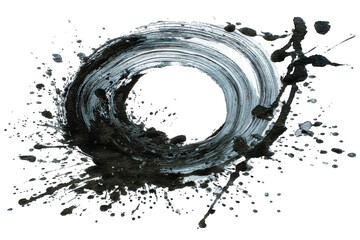 Wall Mural - Abstract Water Splash Circle Design