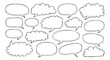 © Avoxel - Versatile collection of hand-drawn speech bubbles for creative projects and visual communication needs today