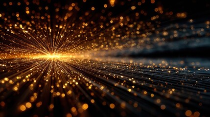 Wall Mural - Vibrant Abstract Background Featuring a Dazzling Explosion of Light
