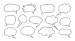 © Avoxel - Empty speech bubbles and thought clouds ready for your creative text and design ideas