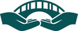 © Collect Silhouettes - Helping hands support bridge connection growth opportunity building trust security vector