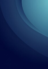 Wall Mural - an elegant digital background with a glowing white curved wave on a blue gradient