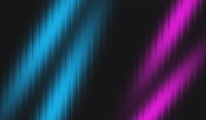 Wall Mural - Abstract neon diagonal light streaks in blue and pink on dark background. Futuristic glowing design perfect for modern, cyber, and digital art projects. Vibrant motion effect wallpaper illustration.