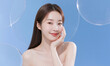 © CoreSelect - 아름다운 미인의 피부관리와 뷰티 메이크업Skin Care and Beauty Makeup of a Beautiful Woman