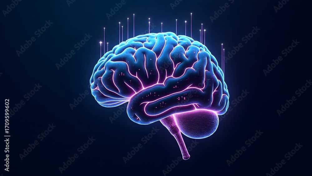 Human Brain Neural Network, Cognitive Functions, and Neurological ...