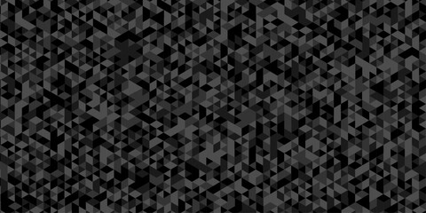 Wall Mural - abstract low polygon cubic black gray black vector poly triangle texture geometric pattern composed 