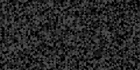 Wall Mural - abstract low polygon cubic black gray black vector poly triangle texture geometric pattern composed 