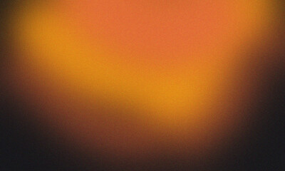 Wall Mural - Abstract gradient background with shades of orange brown and black creating a blurred effect