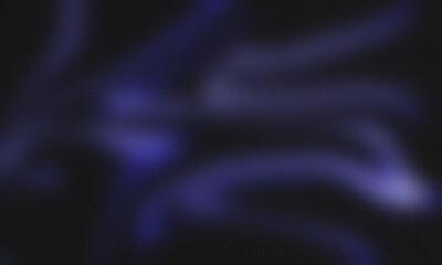 Wall Mural - Abstract image featuring blurred purple light streaks against a dark background creating a soft glow