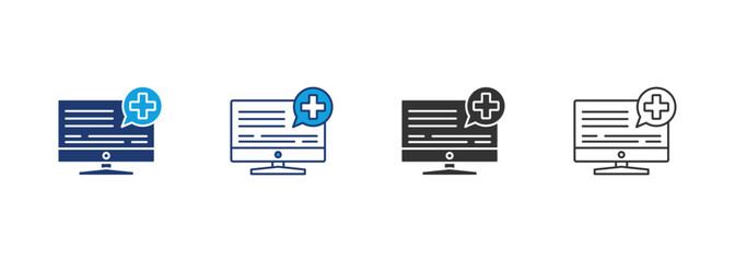 Online Icon Set Multiple Style Collection