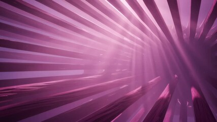 Abstract Pink Geometric Tunnel With Light Streaks Background