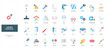 © Iconic Prototype - Home repair and maintenance service, builders equipment, building materials color icon set. Construction workers diy tools to reform and renovate building, house plan flat vector illustration