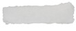 © MM - Isolated white torn paper rectangle with rough edge