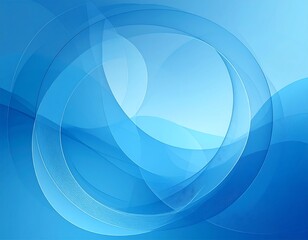 Abstract blue wave design (1)