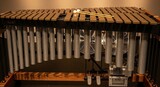 Close up view of a professional vibraphone musical instrument.
