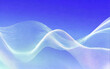 © fanjianhua - Abstract blue background with flowing wavy lines design