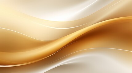 Wall Mural - gold and white background with a wave pattern. the background is a mix of gold and white colors