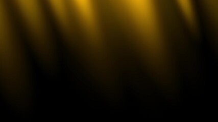 Wall Mural - Loop sun light golden lens flare. Realistic light effect on a black background. Sun light shine light effect seamless loop animation.