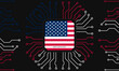 © Ian - United States technology, microchip, next generation CPU, artificial intelligence processors