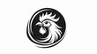 © Dieke - High-quality vector graphic of a rooster head, perfect for logos, emblems, and branding projects, available as a PNG file for seamless integration into your designs.