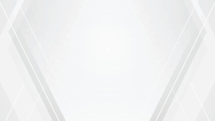 Wall Mural - Minimalist abstract background white hexagon shape futuristic modern technology background