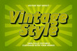 © AlzamAmani - vintage style editable text effect for retro