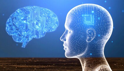 3d human brain from light rays like a computer chip