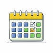 © Adam - Schedule Your Day Efficient Planning with Calendar Icon