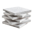 © mark - Stacked light gray tiles