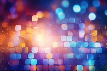 Wall Mural - Pattern bokeh effect background light backgrounds abstract.