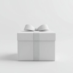 Wall Mural - white gift box gift box design.