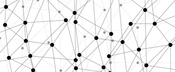 Abstract technology dot and line connection digital hi tech design concept background. Space for text. Vector illustration