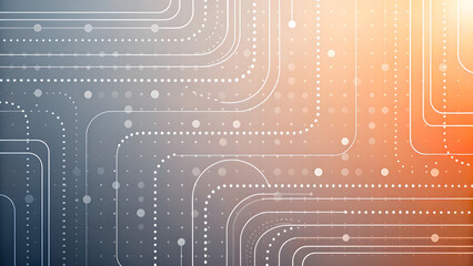Abstract background with technology circuit board texture. Modern electronic motherboard texture. Engineering and communication concept for header, web banner, website, presentation.
