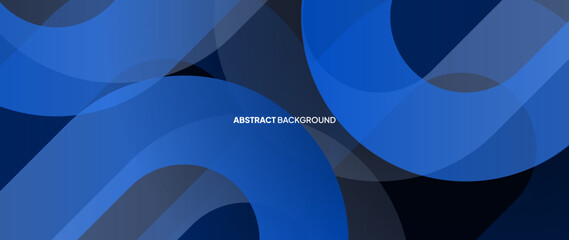 abstract gradient blue background with a slanted round geometry object that creates a dynamic impres