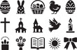 © DesignRacing - Celebrate Easter and Spring with festive icons!