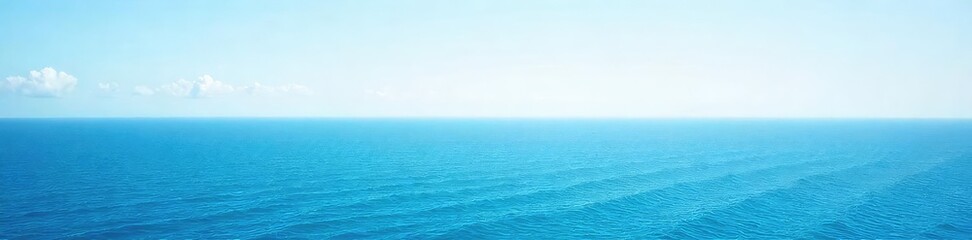 Wall Mural - Vast, tranquil ocean stretching to the horizon, a serene seascape under a clear sky Perfect for travel, nature, and serenity themes , ocean view, expanse