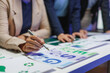 © crizzystudio - Business people analyzing esg environmental social governance charts