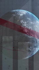 Wall Mural - This video is a digital animation of earth seen from space