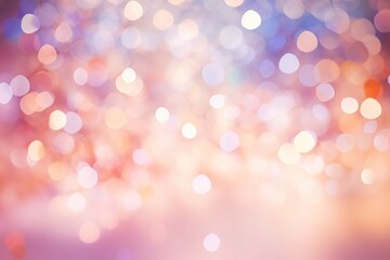 Wall Mural - Fairy lights shape pattern bokeh effect background backgrounds glitter illuminated.