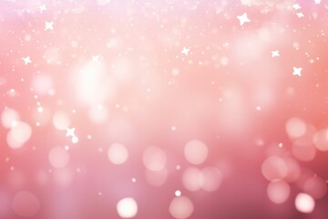 Wall Mural - Star bokeh effect background backgrounds glitter pink.