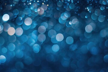 Wall Mural - Herat bokeh blue backgrounds illuminated.