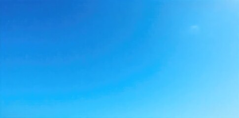 Wall Mural - Vast expanse of clear, vibrant blue sky, perfect for backgrounds or design elements The image features a cloudless, deep azure sky, ideal for serenity and tranquility themes , airy, high