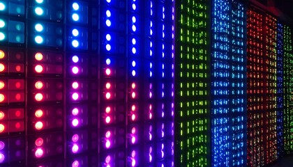 Colorful LED Light Display.