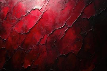 Wall Mural - Fine Art Image With Vivid Red Background And Lighting