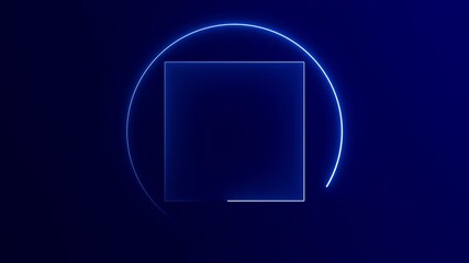 Wall Mural - 4k colorful abstract background dance floor several shining stage lights 4k floodlights shining brig